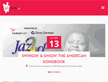 Tablet Screenshot of jazzartsgroup.org